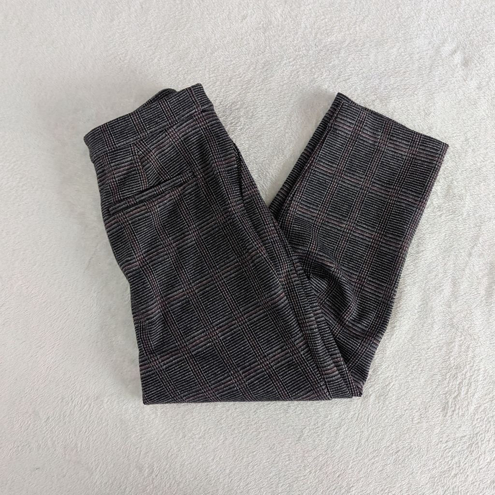 ModCloth Plaid Red Accent Pants - Size 2